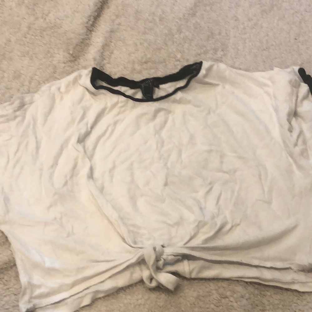 White black t shirt